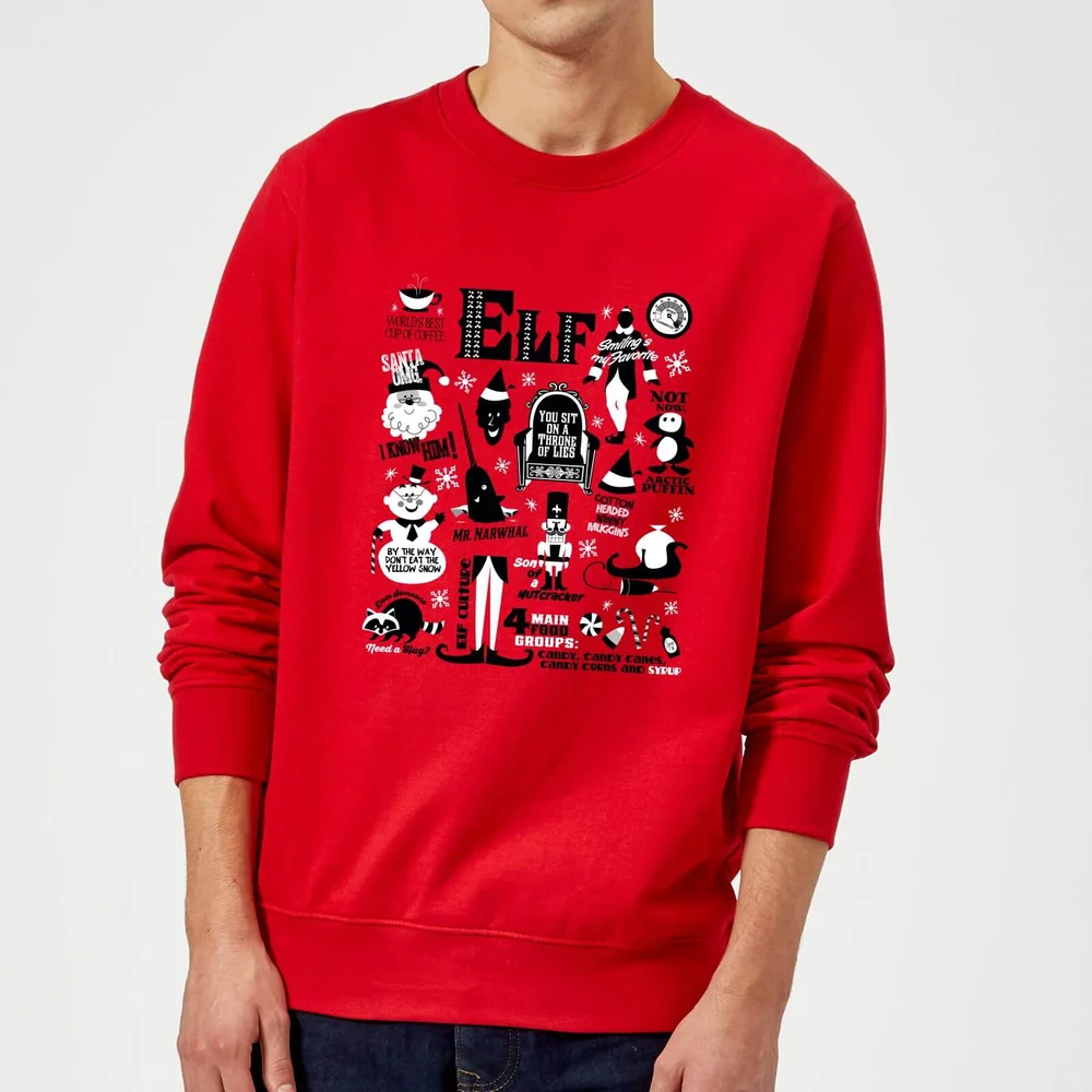 Elf Pull de Noël - Rouge - S Image 1