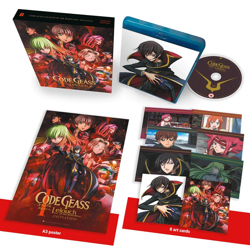 Code Geass : Lelouch of the Rebellion I - Initiation Edition Collector (Limitée à 500 exemplaires) Blu-ray Image 1
