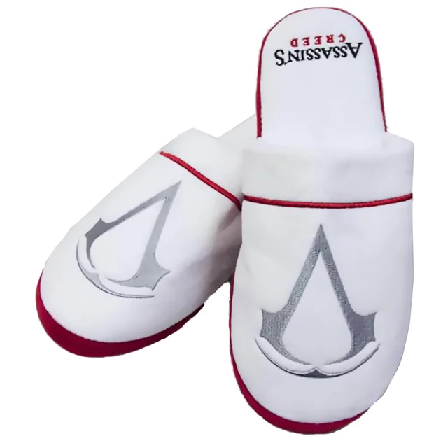 Assassin's Creed White Slippers - UK 5-7