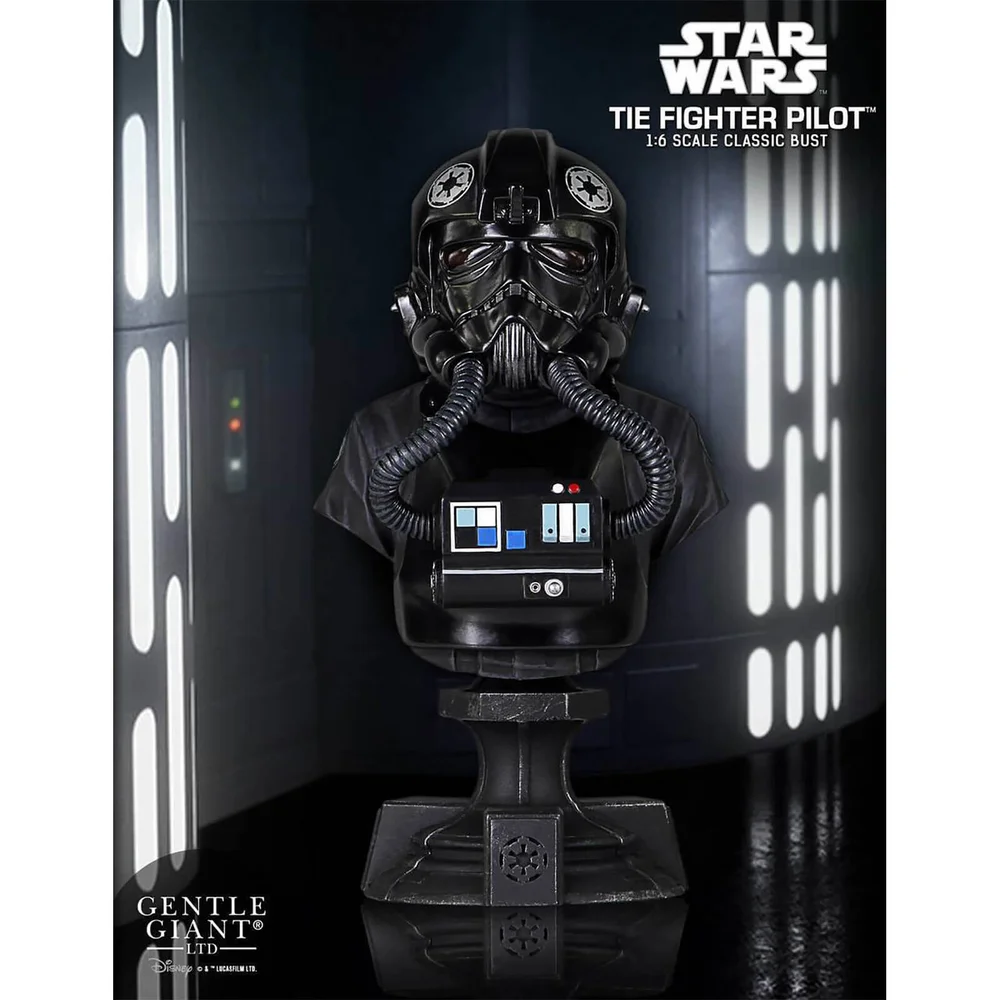 Gentle Giant PGM Exclusive – Star Wars – Buste Pilote de TIE 13 cm Image 1