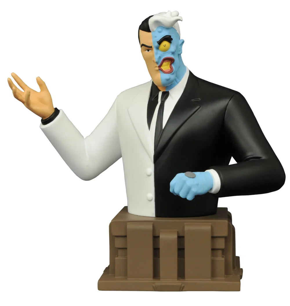 Diamond Select Batman DC Comics – The Animated Series – Buste de Double-Face 15 cm Image 1
