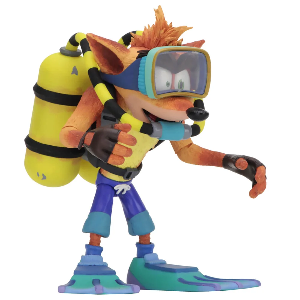 Figurine articulée de luxe Crash plongée, Crash Bandicoot (18 cm) – NECA Image 1