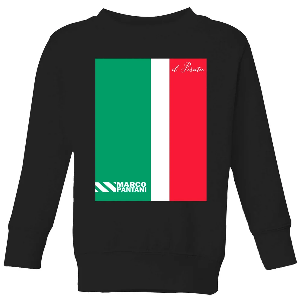 Summit Finish Pantani Il Pirata Kids' Sweatshirt - Black - 3-4 ans - Noir Image 1