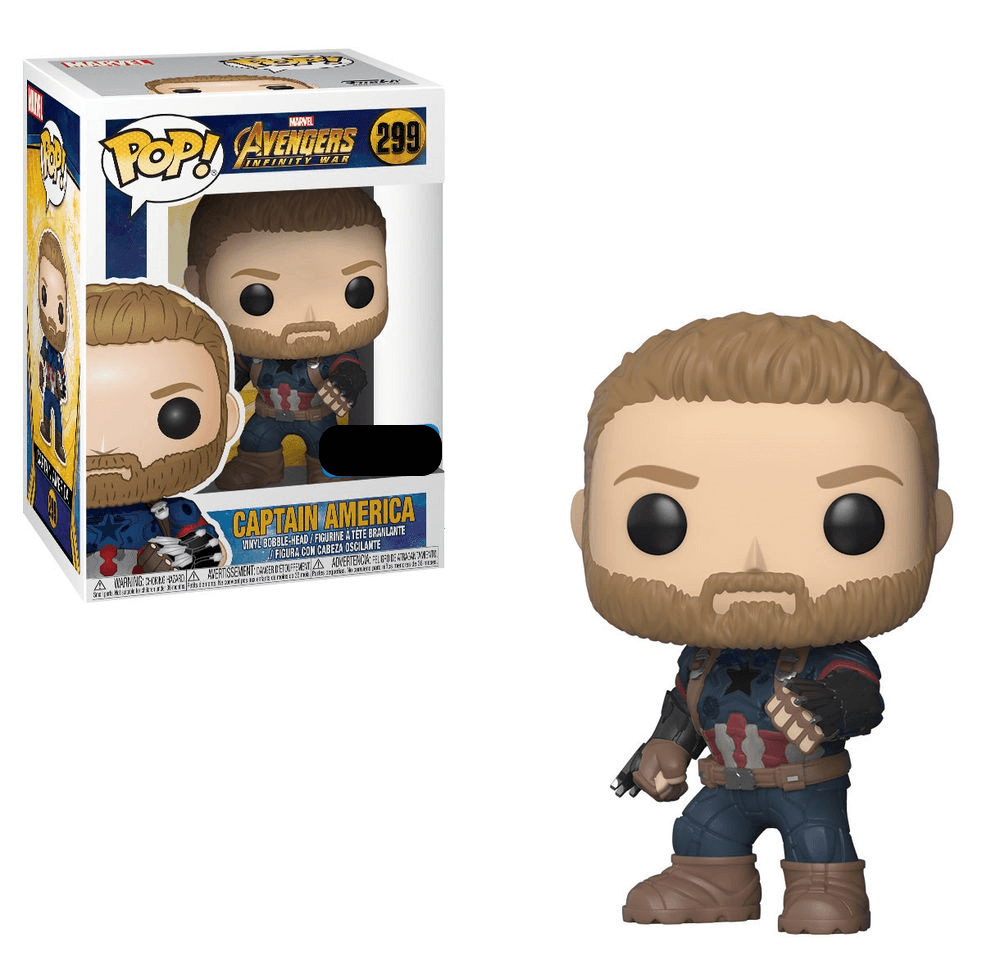 Figurine Pop Captain America Avec Bouclier - Marvel Infinity War EXC Image 1