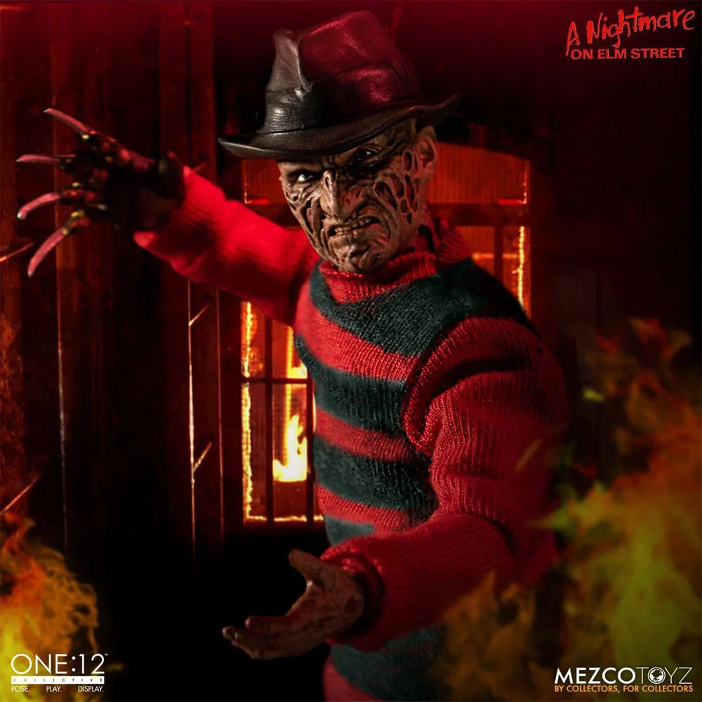 Mezco Figurine collective Freddy Krueger à l'échelle 1:12 - Un cauchemar sur Elm Street (1984) Image 1