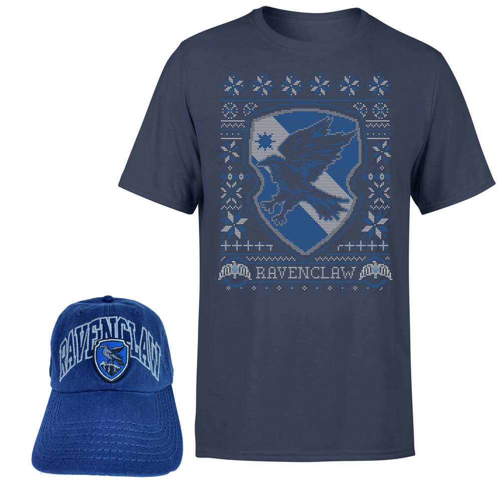 Harry Potter Ravenclaw T-Shirt and Cap Bundle - Navy - Homme - S Image 1