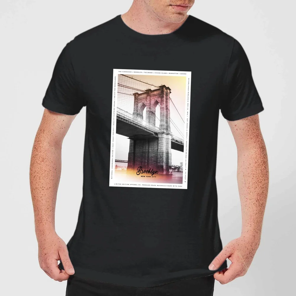 Brooklyn Bridge Men's T-Shirt - Black - M Image 1