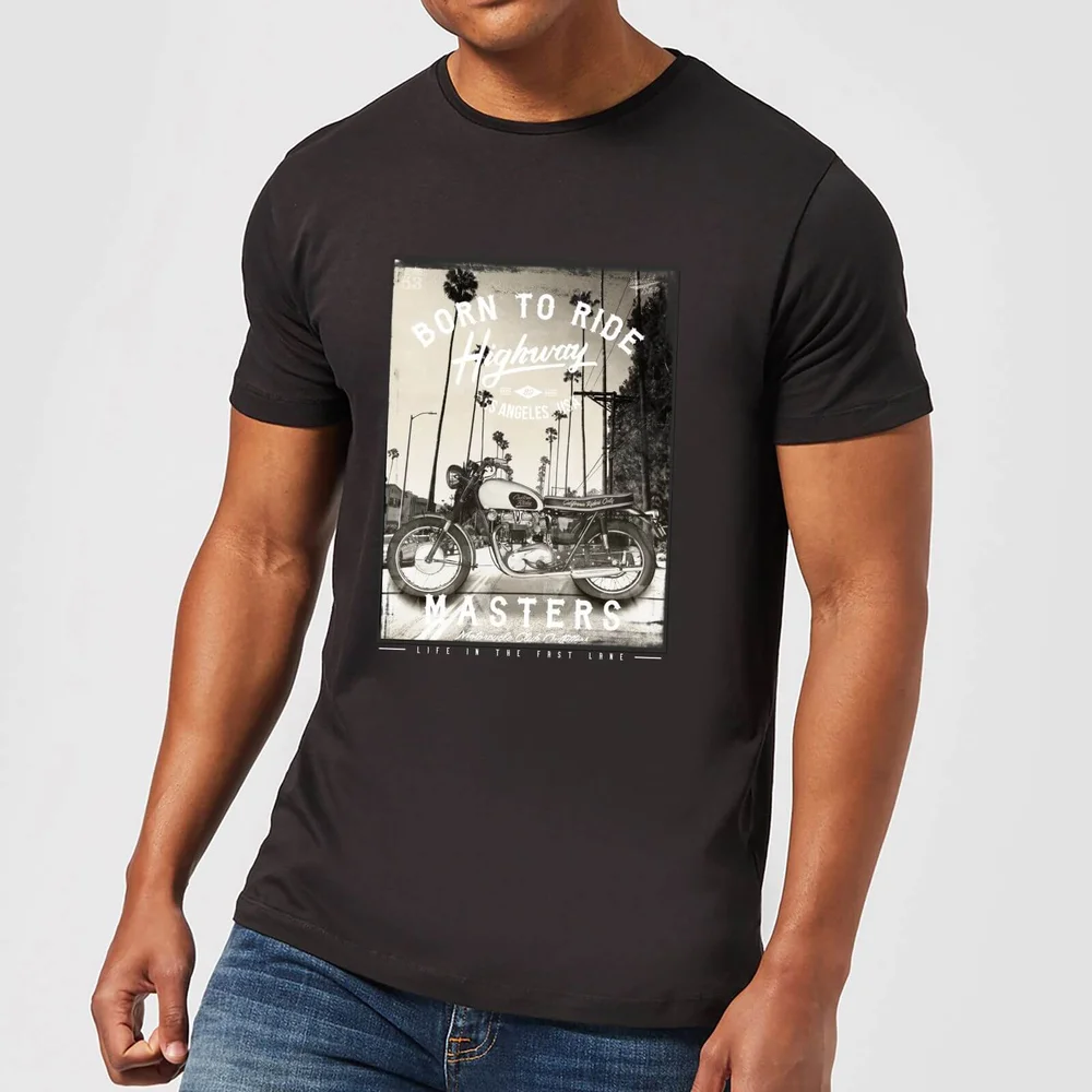 Born To Ride Men's T-Shirt - Black - XL Image 1