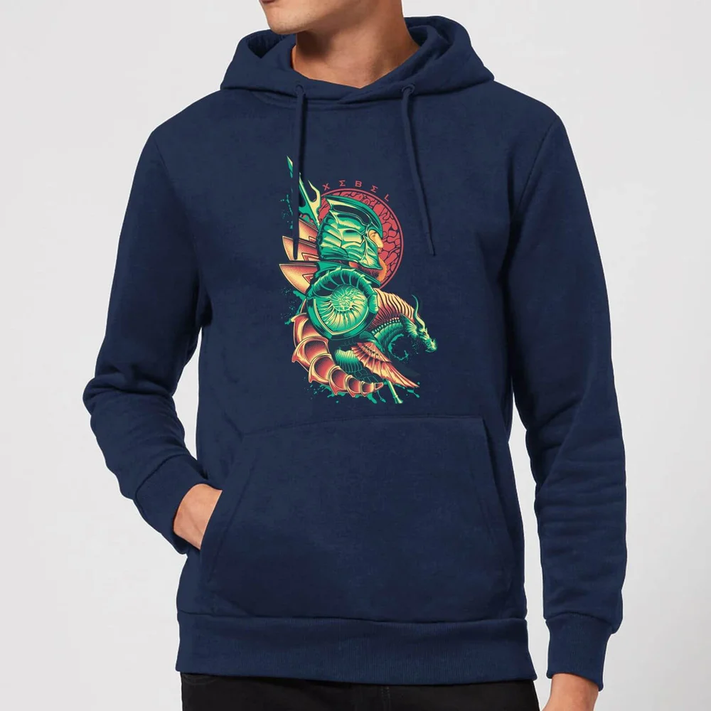 Aquaman Xebel Hoodie - Navy - S Image 1
