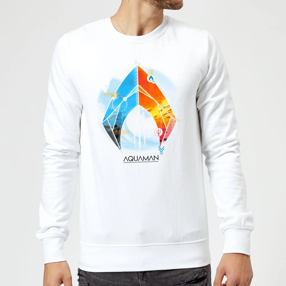 Aquaman Back To The Beach Sweatshirt - White - S Image 1