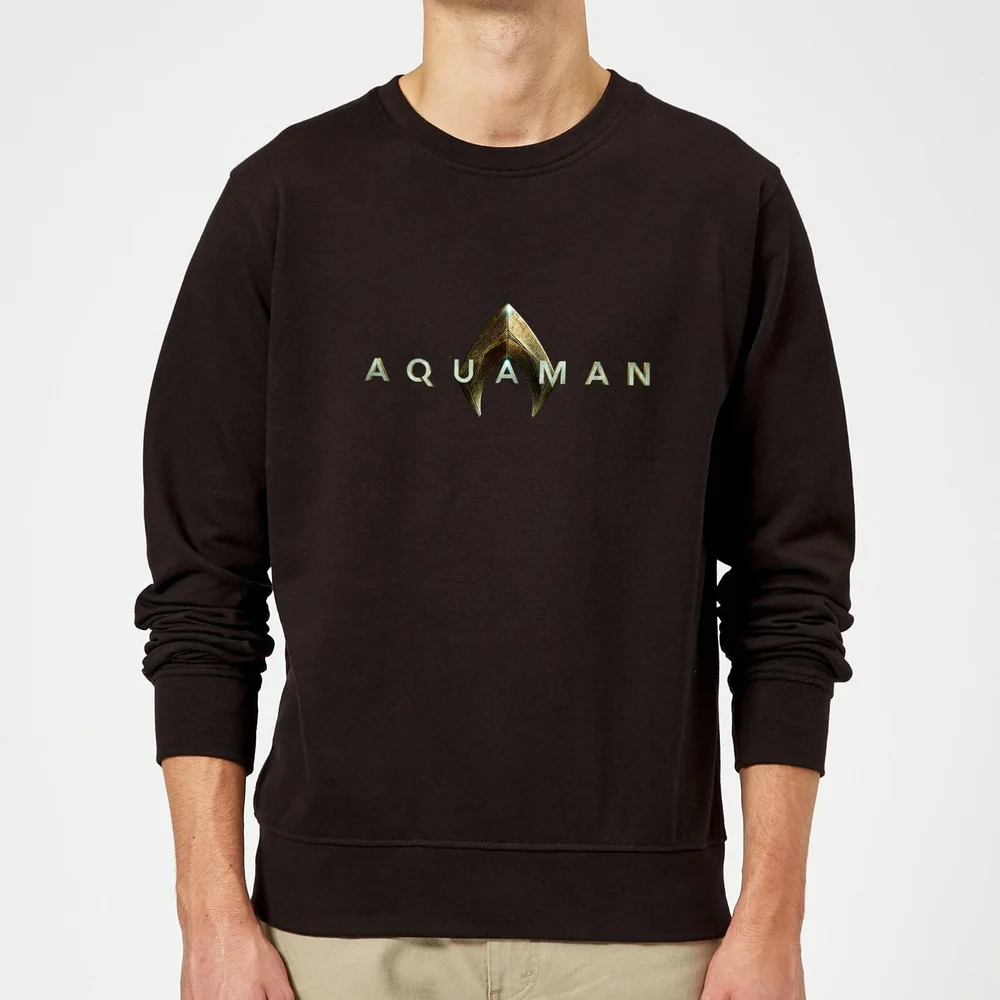 Aquaman Title Sweatshirt - Black - S Image 1