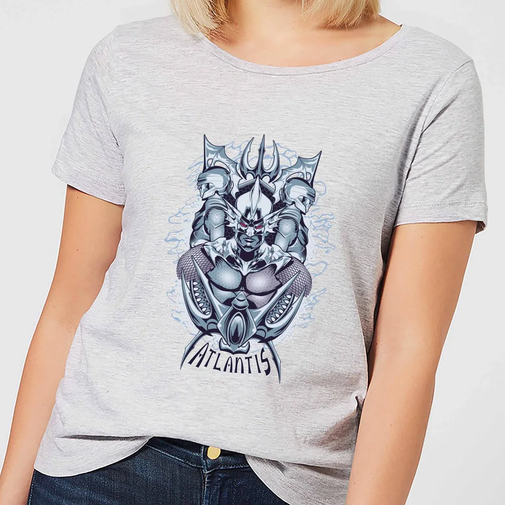 Aquaman Atlantis Seven Kingdoms Women's T-Shirt - Grey - XS Image 1