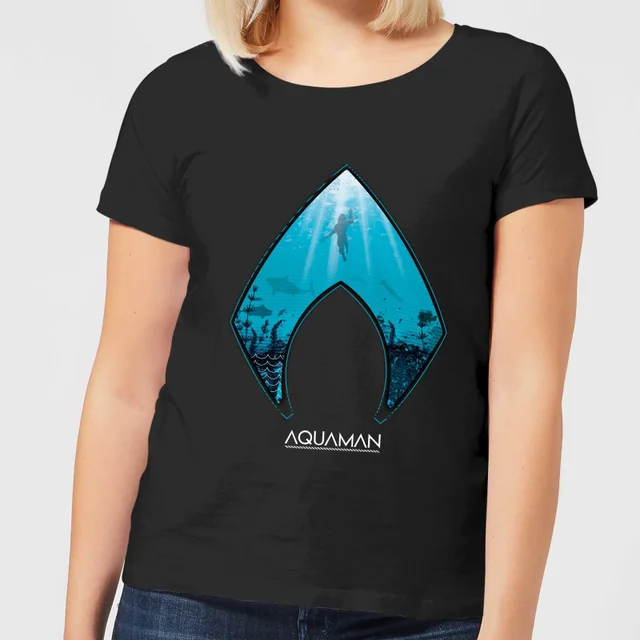 Aquaman Deep Women's T-Shirt - Black