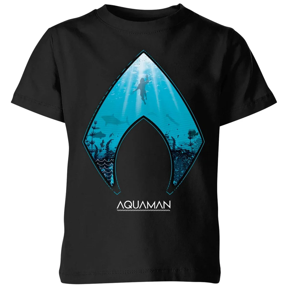 Aquaman Deep Kids' T-Shirt - Black - 3-4 ans Image 1