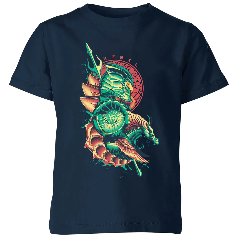 Aquaman Xebel Kids' T-Shirt - Navy - 3-4 ans Image 1