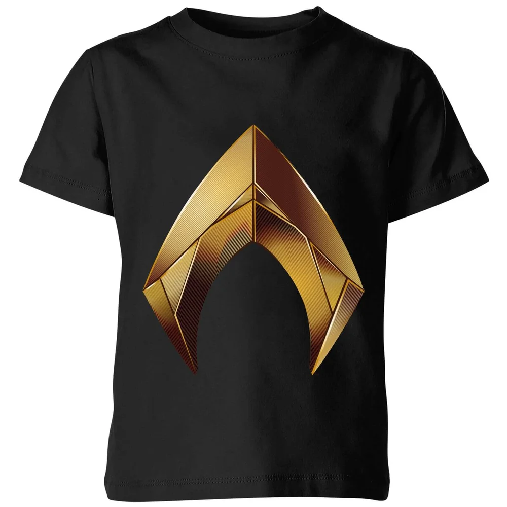 Aquaman Symbol Kids' T-Shirt - Black - 3-4 ans Image 1