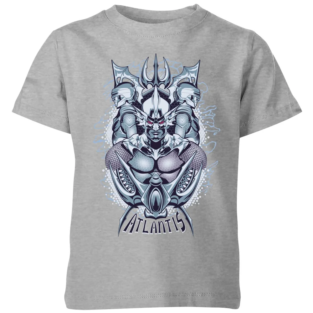 Aquaman Atlantis Seven Kingdoms Kids' T-Shirt - Grey - 3-4 ans Image 1