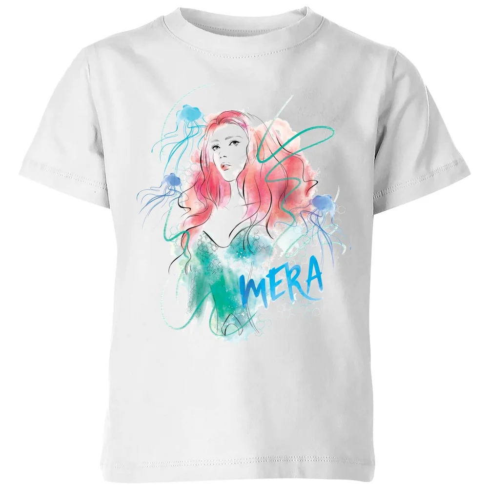 Aquaman Mera Kids' T-Shirt - White - 3-4 ans Image 1