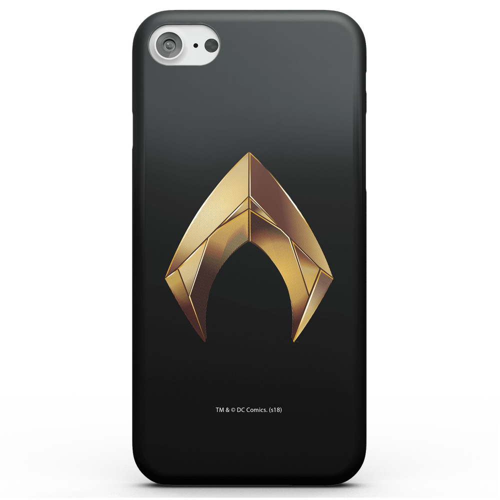 Coque Smartphone Gold Logo - Aquaman pour iPhone et Android - iPhone 5/5s - Coque Simple Matte Image 1