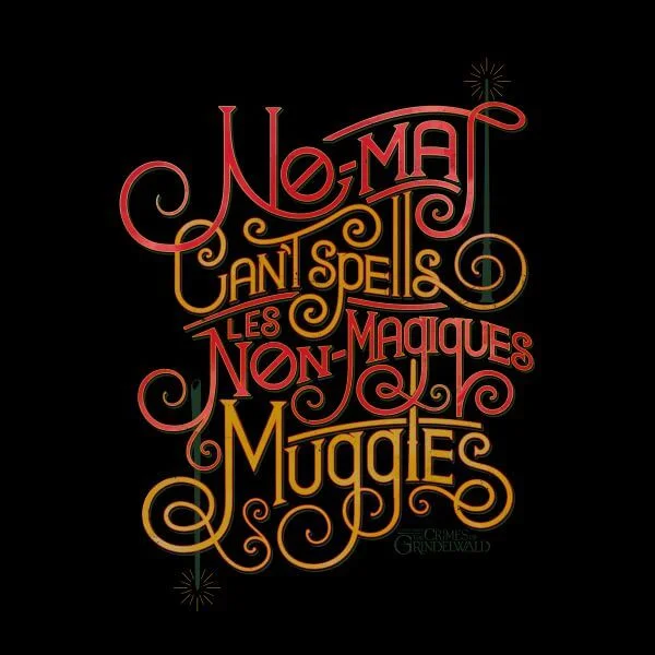 Fantastic Beasts No-Maj Women's T-Shirt - Black