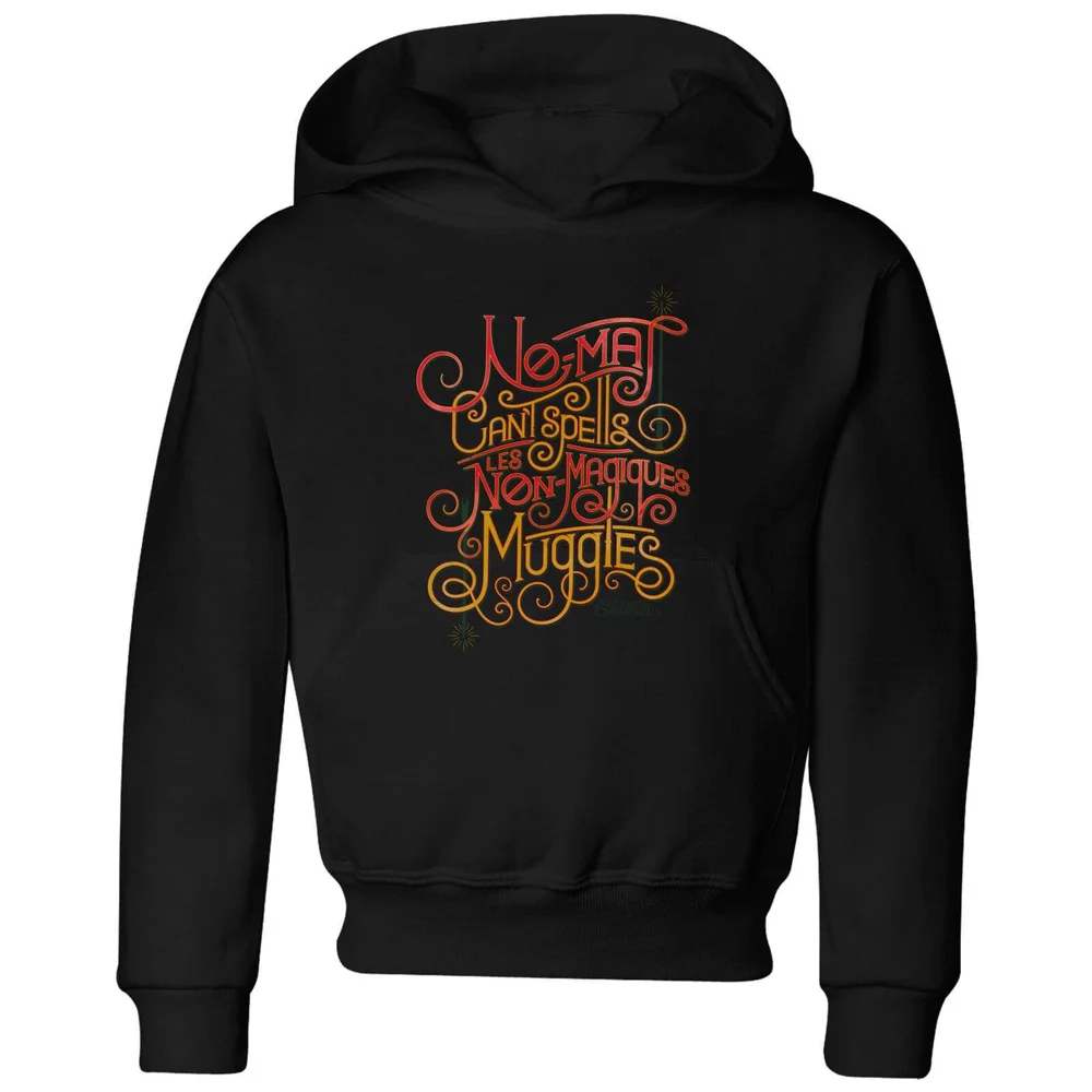 Fantastic Beasts No-Maj Kids' Hoodie - Black - 3-4 ans Image 1