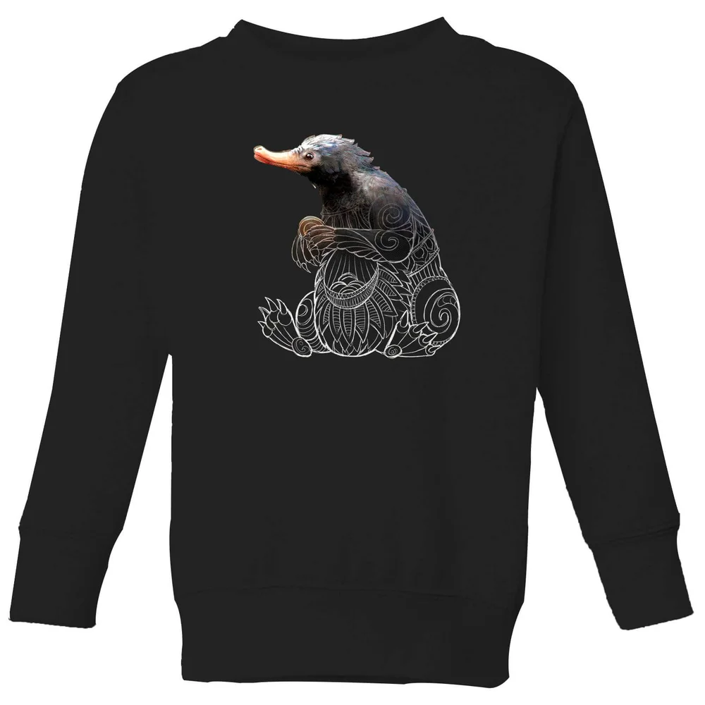 Fantastic Beasts Tribal Niffler Kids' Sweatshirt - Black - 3-4 ans Image 1