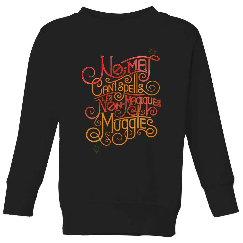 Fantastic Beasts No-Maj Kids' Sweatshirt - Black - 3-4 ans Image 1