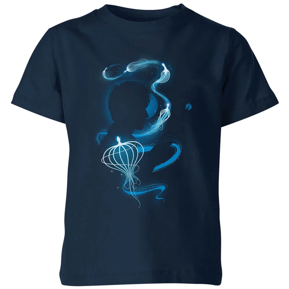 Fantastic Beasts Newt Silhouette Kids' T-Shirt - Navy - 3-4 ans Image 1