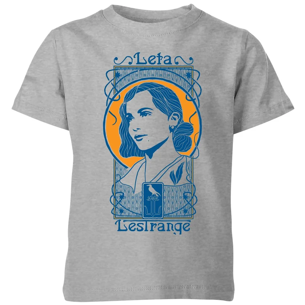 Fantastic Beasts Leta Lestrange Kids' T-Shirt - Grey - 3-4 ans Image 1