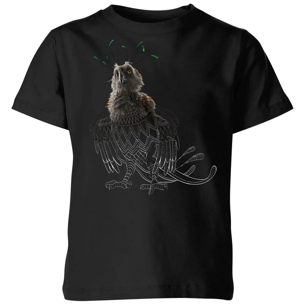 Fantastic Beasts Tribal Augurey Kids' T-Shirt - Black - 3-4 ans Image 1
