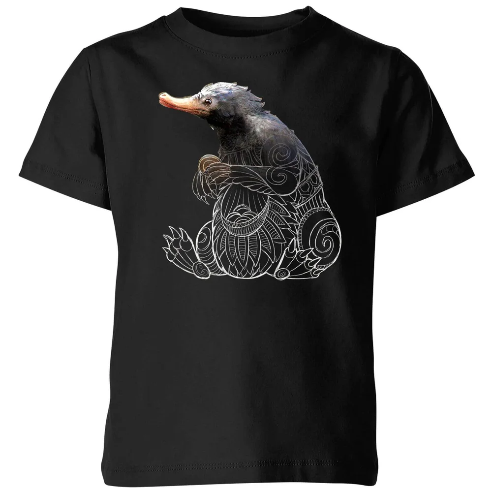 Fantastic Beasts Tribal Niffler Kids' T-Shirt - Black - 3-4 ans Image 1
