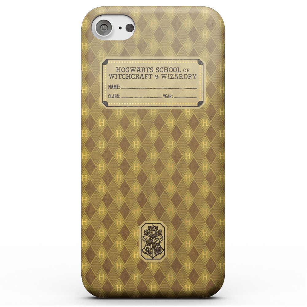 Coque Smartphone Cahier Poufsouffle - Harry Potter pour iPhone et Android - iPhone 5/5s - Coque Simple Matte Image 1