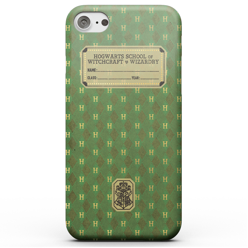 Coque Smartphone Cahier Serpentard - Harry Potter pour iPhone et Android - iPhone 5/5s - Coque Simple Matte Image 1