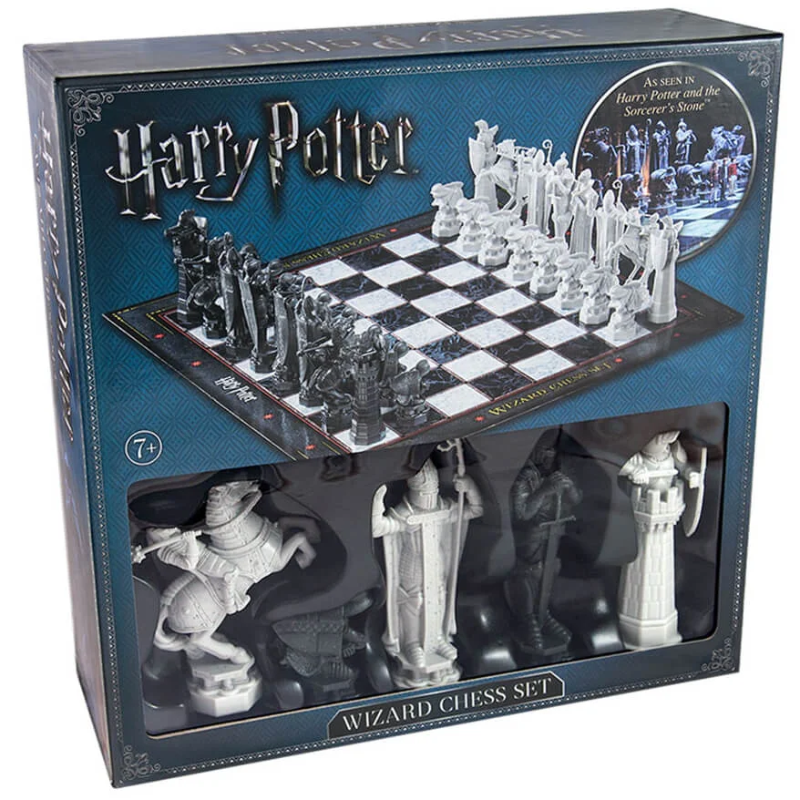 Jeu d'échecs de sorcier Harry Potter avec présentoir de fenêtre Image 1