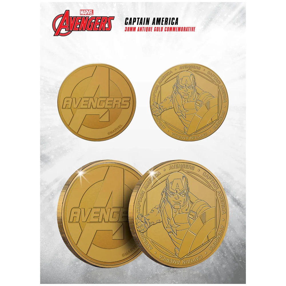 Pièce commémorative à collectionner Marvel Captain America Evergreen Image 1