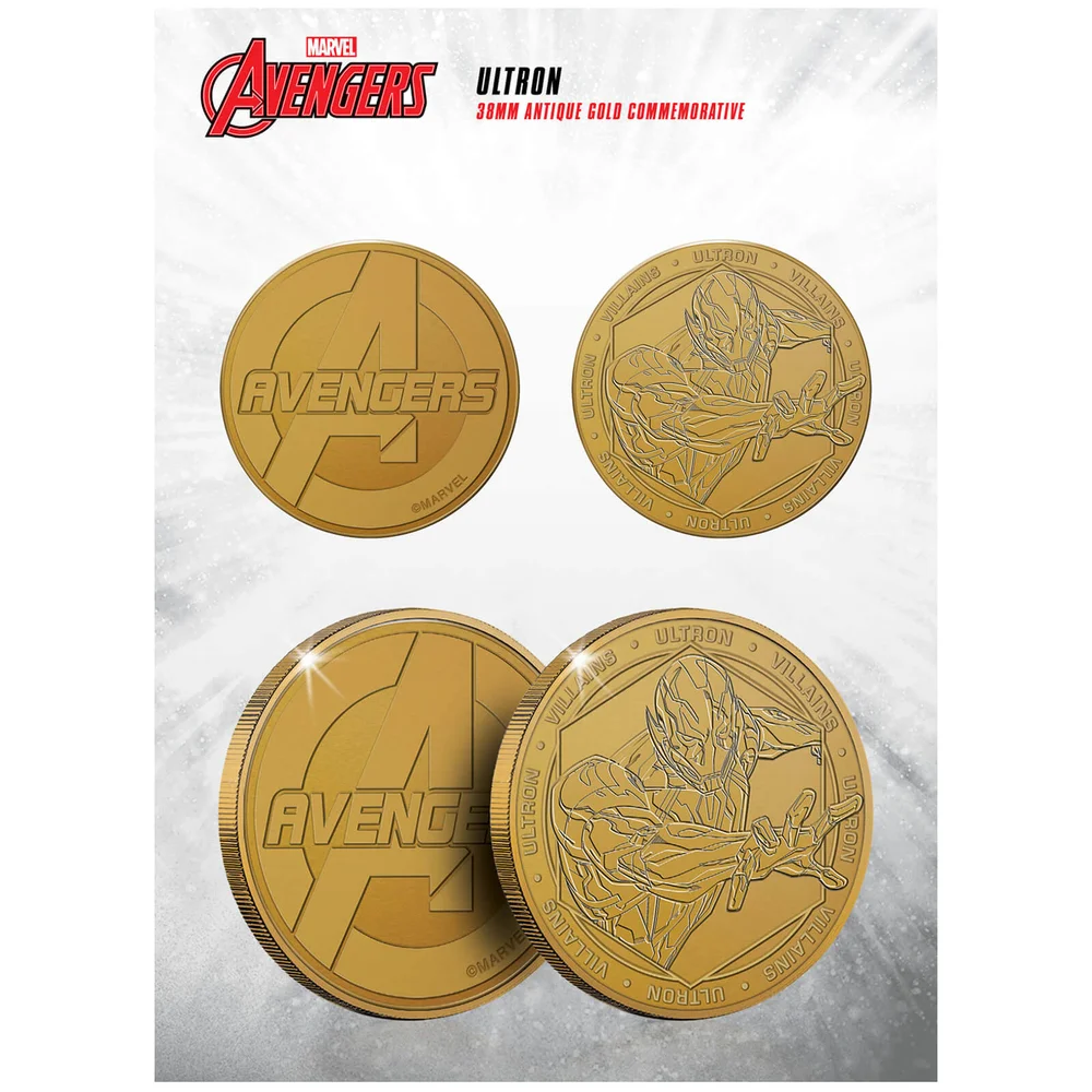 Pièce commémorative à collectionner Marvel Ultron Evergreen Image 1