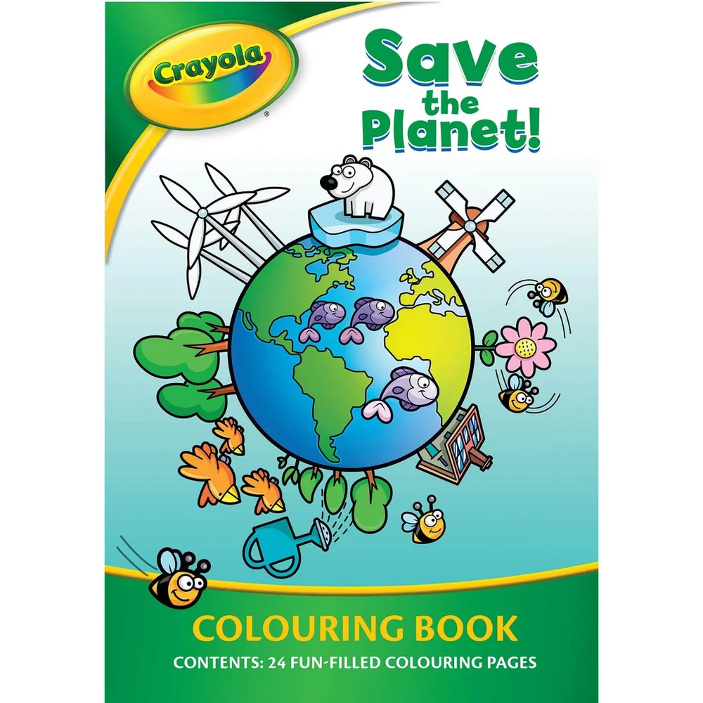 Livre à colorier Crayola Save The Planet Image 1