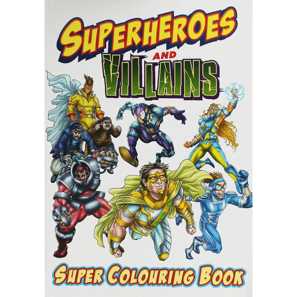 Livre de coloriage Superheroes Bumper Image 1