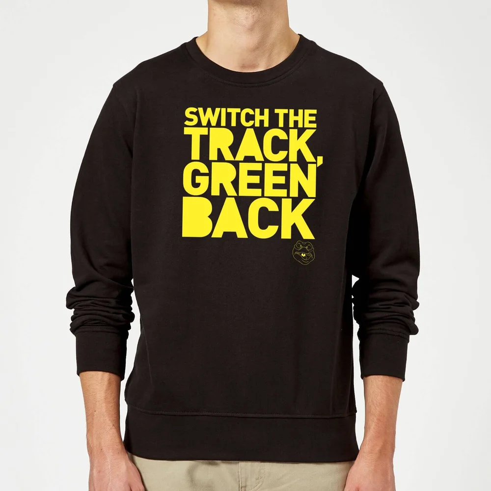 Danger Mouse Switch The Track Green Back Sweatshirt - Black - S - Noir Image 1