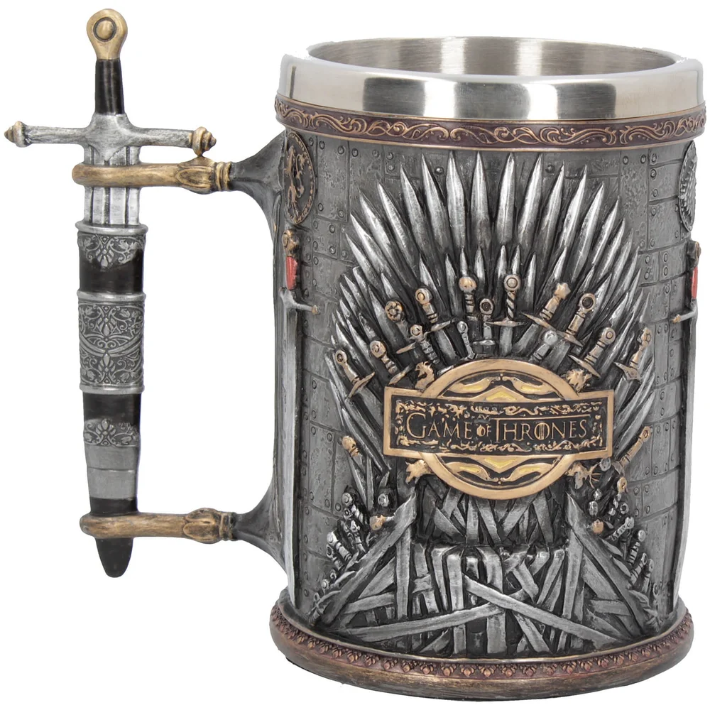 Tankard du trône de fer en argent exclusif de Game of Thrones Image 1