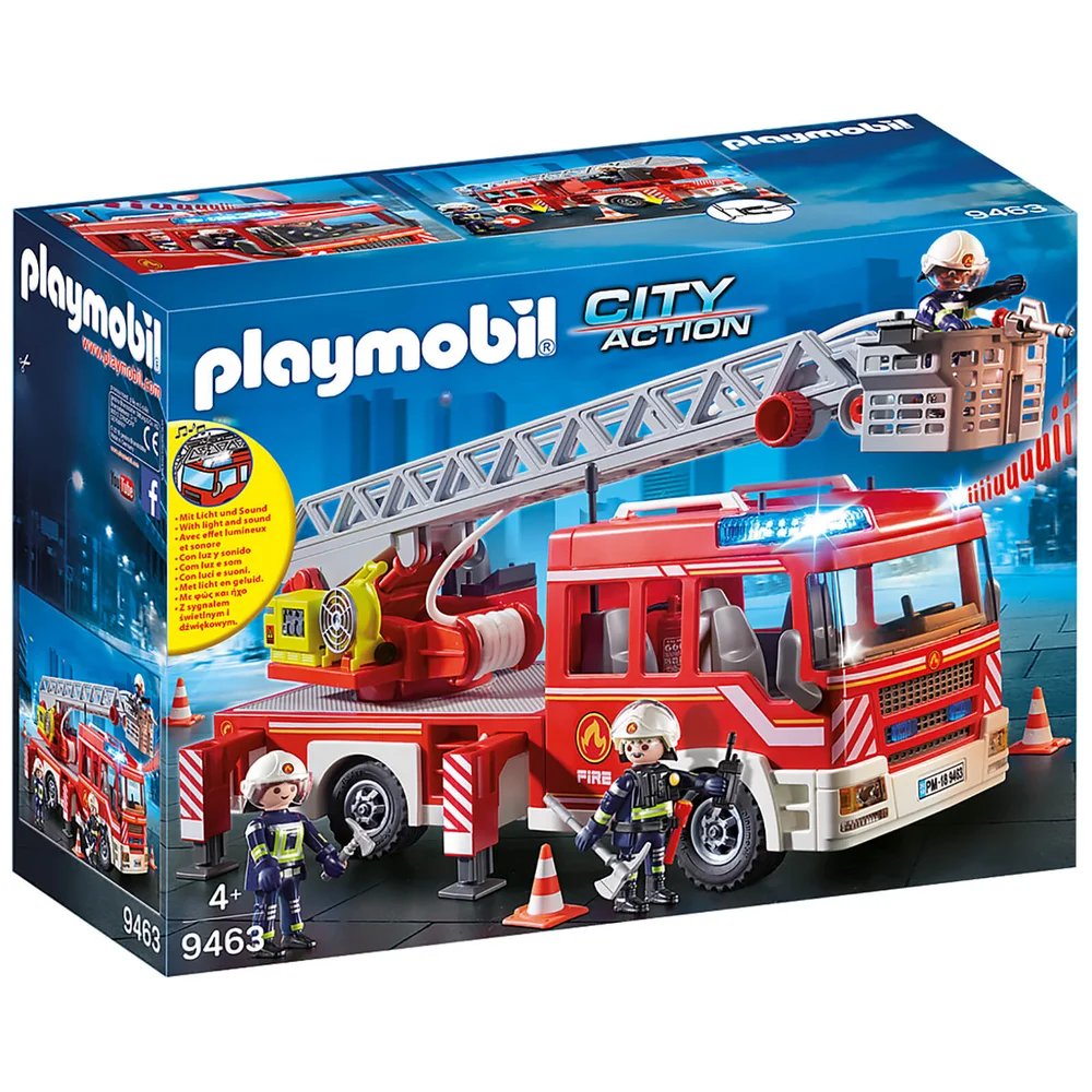Playmobil City Action Camion de pompiers avec échelle pivotante (9463) Image 1