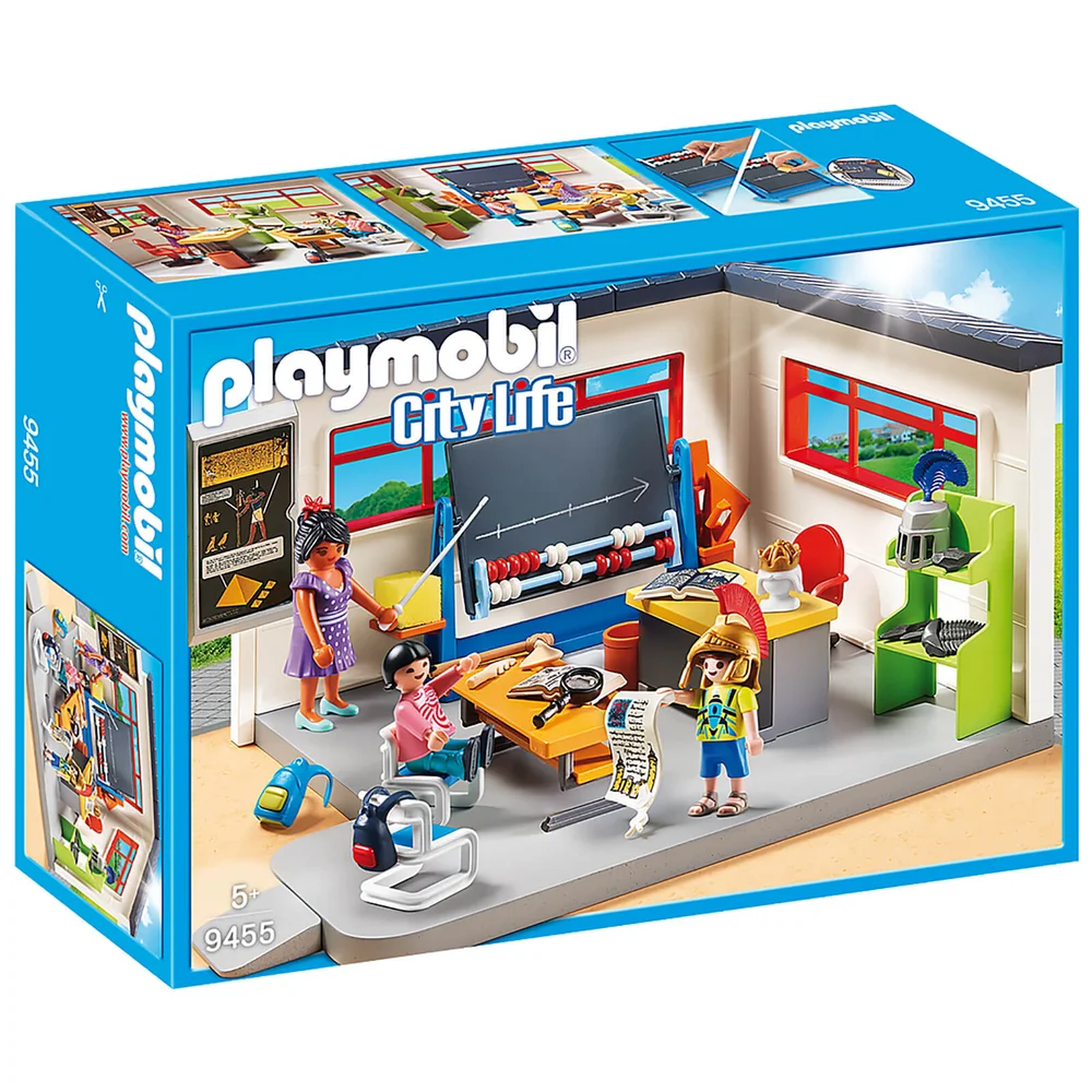 Playmobil City Life History Class with Functional Blackboard (9455) Image 1