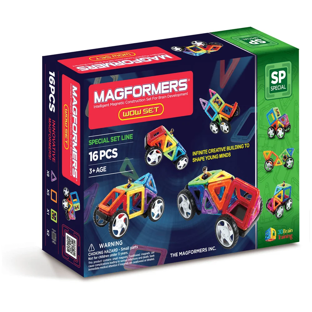 Magformers Wow Set - 16 Pièces Image 1