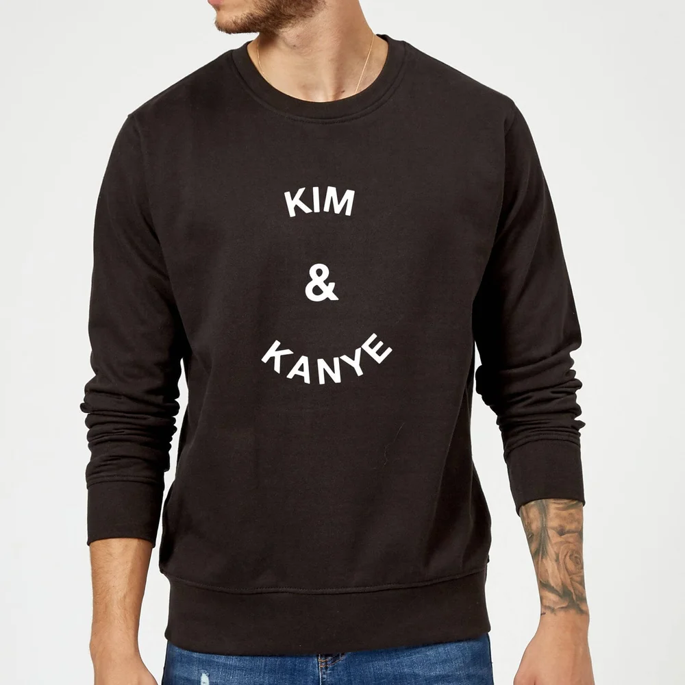 Kim & Kanye Sweatshirt - Black - S - Noir Image 1