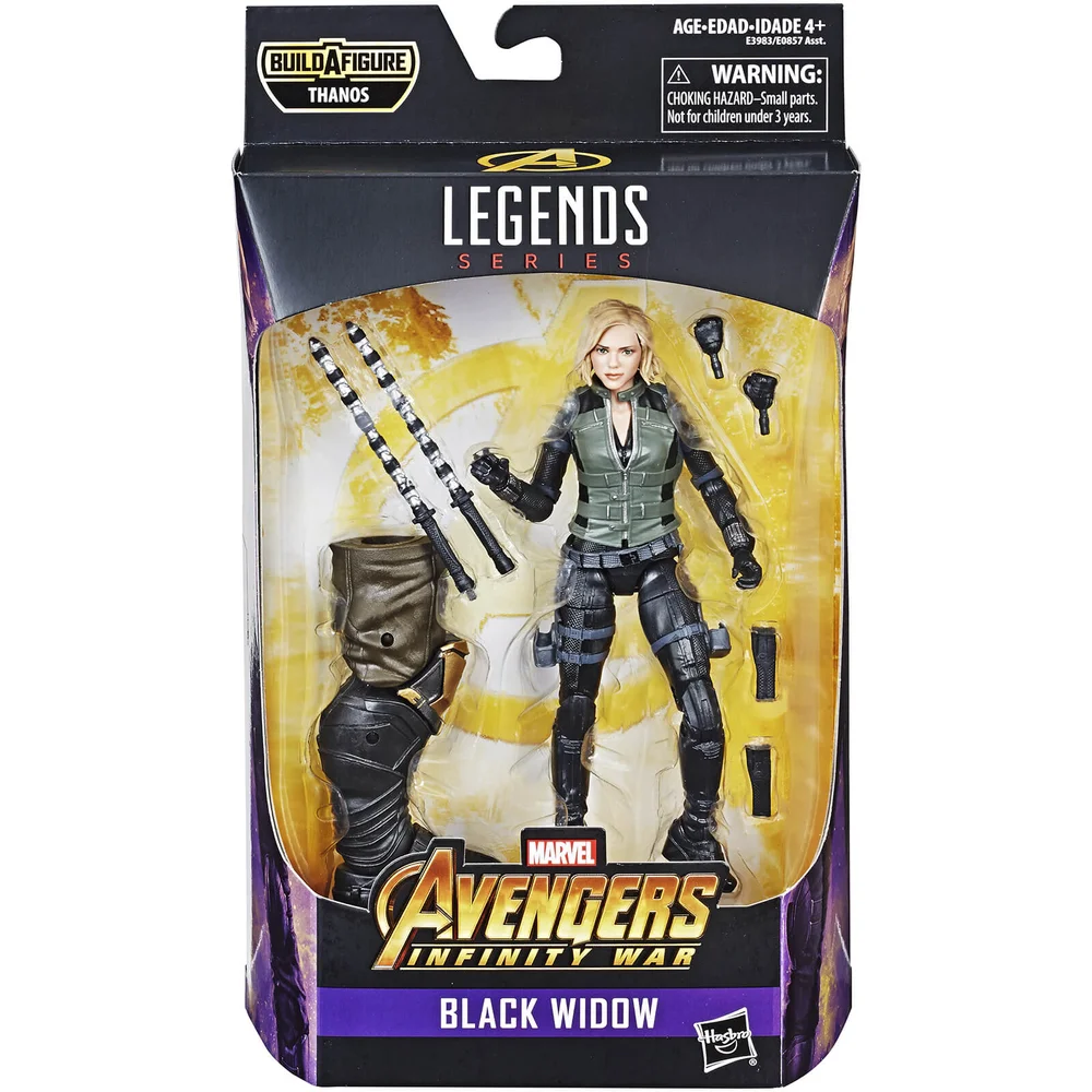 Figurine Hasbro – Marvel Legends Series – Avengers : Infinity War – Black Widow env. 15 cm Image 1