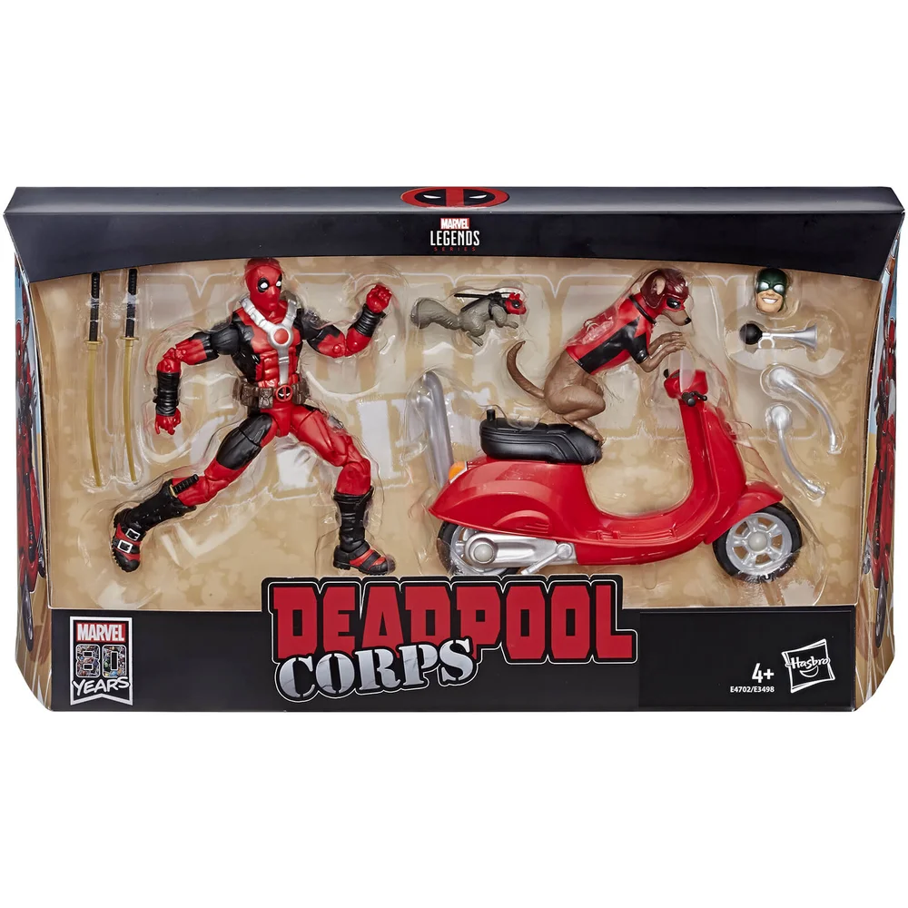 Figurine Hasbro – Marvel Legends Series – Deadpool avec Scooter, env. 15 cm Image 1