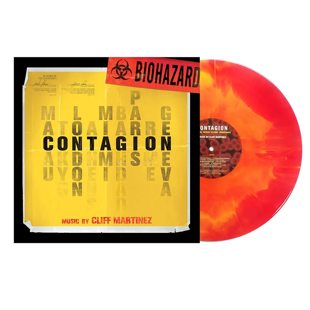 Cliff Martinez: Contagion – Bande originale (édition limitée « Biohazard » sur vinyle or et rouge) LP Image 1