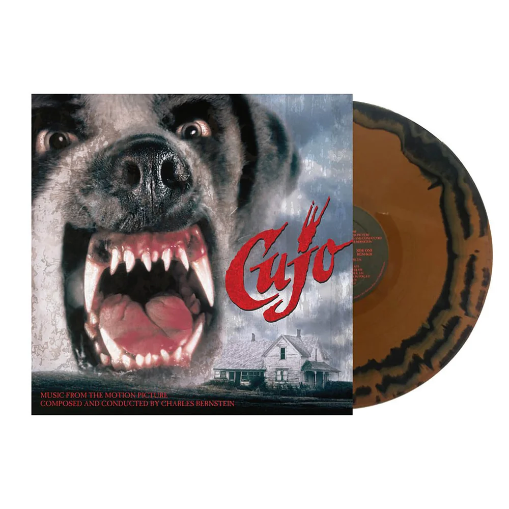 Charles Bernstein: Cujo: Music from the Motion Picture (édition limitée « St Bernard » sur vinyle noir et marron) LP Image 1