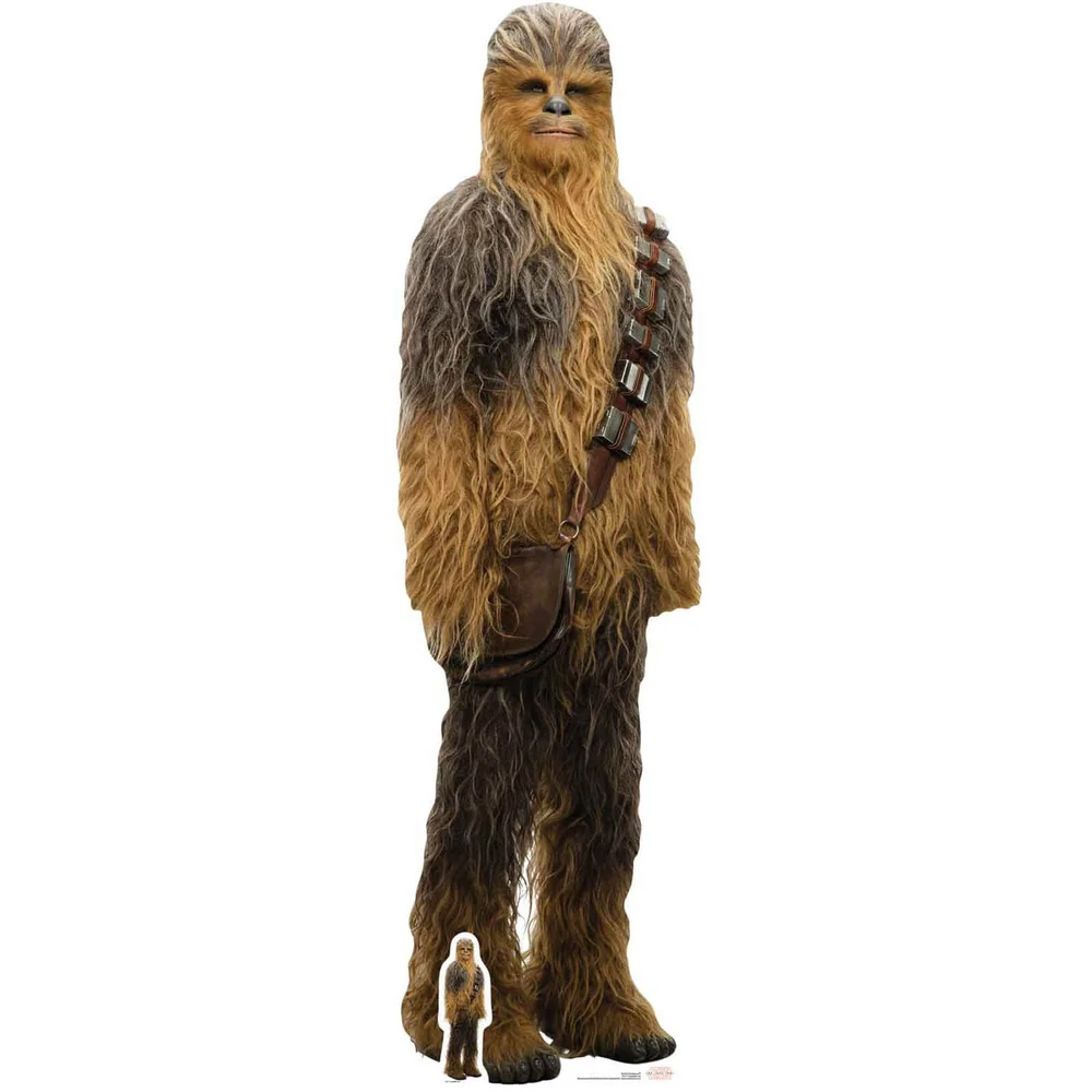 Star Wars : Les Derniers Jedi - Chewbacca - Découpe en carton à taille réelle Image 1