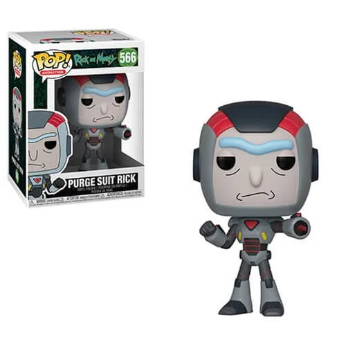 Figurine Pop! Rick & Morty - Rick en Armure de Purge Image 1